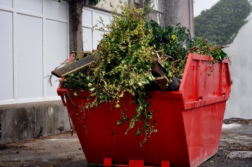 Clearing garden debris and unwanted structures